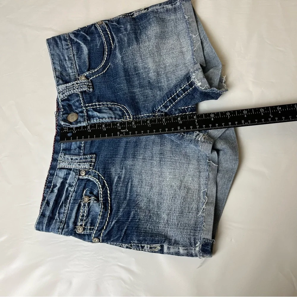 Maurices Womens Denim Jean Shorts Size 1/2 - Picture 7 of 12